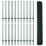 Publicaciones de Valla 11 pcs U-Channel Verde 120 cm Acero, Valla Hexagonal Verde 1.2x100 m Acero de , Postes de cerca - Ref:...