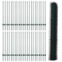 Poste de Cerca 11 pcs U-Channel Verde 120 cm Acero, Cerca Hexagonal Verde 1,2x100 m Acero de , Postes de cerca - Ref: Foro24-...