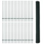 Publicaciones de cerca 11 pcs U-Channel Verde 150 cm Acero, Cerca Hexagonal Verde 1.5x100 m Acero de , Postes de cerca - Ref:...