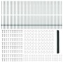 Publicaciones de cerca 11 pcs U-Channel Verde 150 cm Acero, Cerca Hexagonal Verde 1.5x100 m Acero de , Postes de cerca - Ref:...