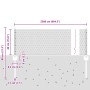 Postes de Cerca 11 pcs U-Channel Gris 40 cm Acero, Cerca Hexagonal Gris 0.4x25 m Acero de , Postes de cerca - Ref: Foro24-333...