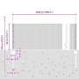Juego de Cercas de Jardín Juego de 2 Gris Malla de Acero de , Postes de cerca - Ref: Foro24-3336845, Precio: 59,75 €, Descuen...