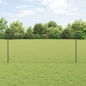 Conjunto de Cerca de Jardín de Acero Galvanizado Set de 2 Gris de , Postes de cerca - Ref: Foro24-3336858, Precio: 80,47 €, D...