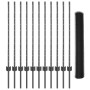 Conjunto de Cerca de Jardín de Acero Galvanizado Set de 2 Gris de , Postes de cerca - Ref: Foro24-3336858, Precio: 80,47 €, D...