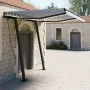 Toldo manual retráctil con LED azul y blanco 3,5x2,5 m de vidaXL, Toldos - Ref: Foro24-3070121, Precio: 519,14 €, Descuento: %