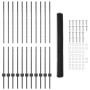 Publicaciones de Cerca 22 pcs Canal U Gris 140 cm Acero, Cerca Hexagonal Gris 1.4x25 m Acero de , Postes de cerca - Ref: Foro...