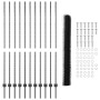 Juego de Vallas de Jardín Conjunto de 2 Gris de , Postes de cerca - Ref: Foro24-3336871, Precio: 118,98 €, Descuento: %