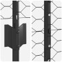 Juego de Vallas de Jardín Conjunto de 2 Gris de , Postes de cerca - Ref: Foro24-3336871, Precio: 118,98 €, Descuento: %