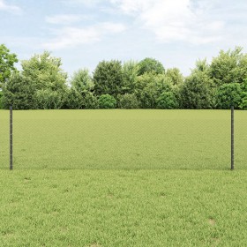 Postes para Cerca 11 pcs U-Channel Gris 60 cm Acero, Cerca Hexagonal Gris 0.5x50 m Acero de , Postes de cerca - Ref: Foro24-3...