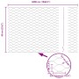 Postes de Cerca 11 pcs U-Channel Gris 60 cm Acero, Cerca Hexagonal Gris 0,6x50 m Acero de , Postes de cerca - Ref: Foro24-333...