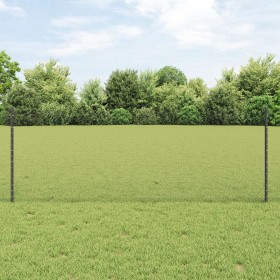 Postes de Cerca 11 pcs U-Channel Gris 80 cm Acero, Cerca Hexagonal Gris 0.8x50 m Acero de , Postes de cerca - Ref: Foro24-333...