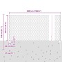 Poste de Cerca 22 pcs U-Channel Gris 100 cm Acero, Cerca Hexagonal Gris 1x50 m Acero de , Postes de cerca - Ref: Foro24-33368...