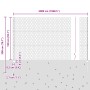 Postes de Cerca 22 piezas U-Channel Gris 150 cm Acero, Cerca Hexagonal Gris 1.5x50 m Acero de , Postes de cerca - Ref: Foro24...