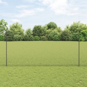 Postes de Valla 22 pcs U-Channel Gris 160 cm Acero, Valla Hexagonal Gris 1.6x50 m Acero de , Postes de cerca - Ref: Foro24-33...