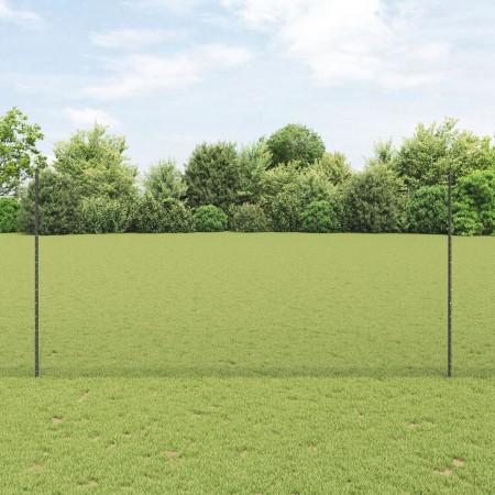 Postes de Valla 22 pcs U-Channel Gris 160 cm Acero, Valla Hexagonal Gris 1.6x50 m Acero de , Postes de cerca - Ref: Foro24-33...