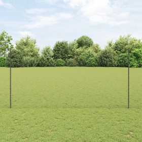 Postes de Cerca 22 pcs U-Channel Gris 160 cm Acero, Cerca Hexagonal Gris 1.6x50 m Acero de , Postes de cerca - Ref: Foro24-33...