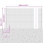 Entradas de Cerca 22 pcs U-Channel Gris 150 cm Acero, Cerca Hexagonal Gris 1.5x100 m Acero de , Postes de cerca - Ref: Foro24...