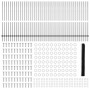 Postes de Cerca 22 pcs U-Channel Gris 160 cm Acero, Cerca Hexagonal Gris 1.6x100 m Acero de , Postes de cerca - Ref: Foro24-3...