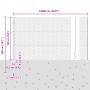 Postes de Cerca 22 pcs U-Channel Gris 160 cm Acero, Cerca Hexagonal Gris 1.6x100 m Acero de , Postes de cerca - Ref: Foro24-3...