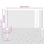 Postes de Cerca 5 pcs U-Channel 60 cm Acero Galvanizado, Cerca Hexagonal 0.6x10 m Acero Galvanizado de , Postes de cerca - Re...