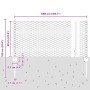 Poste de Valla 5 pcs Canal U 60 cm Acero Galvanizado, Valla Hexagonal 0.6x10 m Acero Galvanizado de , Postes de cerca - Ref: ...