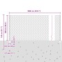 Postes de Cerca 10 pcs U-Channel 100 cm Acero Galvanizado, Cerca Hexagonal 1x10 m Acero Galvanizado de , Postes de cerca - Re...