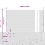 VidaXL postes de cerca 10 pcs U-Channel 120 cm acero galvanizado, VidaXL cerca hexagonal 1.2x10 m acero galvanizado de , Post...