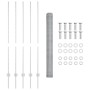 Postes de Cerca 10 pcs U-Channel 140 cm Acero Galvanizado, Cerca Hexagonal 1.4 x 10 m Acero Galvanizado de , Postes de cerca ...