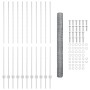 Postes de Cerca 22 pcs U-Channel 160 cm Acero Galvanizado, Cerca Hexagonal 1.6x25 m Acero Galvanizado de , Postes de cerca - ...
