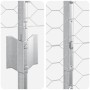 Poste de Valla 10 pcs U-Channel 140 cm Acero Galvanizado, Valla Hexagonal 1x50 m Acero Galvanizado de , Postes de cerca - Ref...
