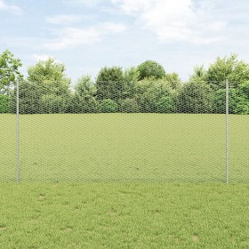 Publicaciones de Cerca 22 pcs U-Channel 120 cm Acero Galvanizado, Cerca Hexagonal 1.2x50 m Acero Galvanizado de , Postes de c...