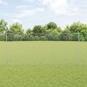 Poste de Cerca 22 pcs U-Channel 140 cm Acero Galvanizado, Cerca Hexagonal 1.4x50 m Acero Galvanizado de , Postes de cerca - R...