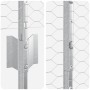 Postes de Valla 22 pcs U-Channel 150 cm Acero Galvanizado, Valla Hexagonal 1.5x50 m Acero Galvanizado de , Postes de cerca - ...