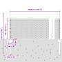 Postes de Cerca 11 pcs U-Channel 60 cm Acero Galvanizado, Cerca Hexagonal 0.5x100 m Acero Galvanizado de , Postes de cerca - ...