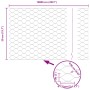 Postes de Cerca 11 pcs U-Channel 60 cm de Acero Galvanizado, Cerca Hexagonal 0.5x100 m de Acero Galvanizado de , Postes de ce...