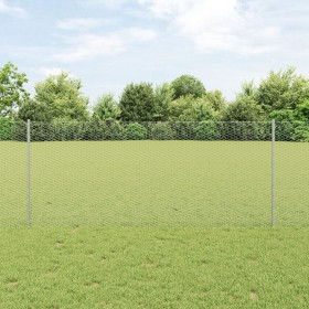 Posts de Cerca 22 pcs U-Channel 100 cm Acero Galvanizado, Cerca Hexagonal 1x100 m Acero Galvanizado de , Postes de cerca - Re...