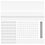 Posts de Cerca 22 pcs U-Channel 100 cm Acero Galvanizado, Cerca Hexagonal 1x100 m Acero Galvanizado de , Postes de cerca - Re...