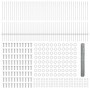 Postes de Cerca 22 pcs U-Channel 120 cm de Acero Galvanizado, Cerca Hexagonal 1,2x100 m de Acero Galvanizado de , Postes de c...