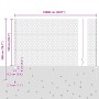 Poste de Cerca 22 pcs U-Channel 150 cm Acero Galvanizado, Cerca Hexagonal 1.5x100 m Acero Galvanizado de , Postes de cerca - ...