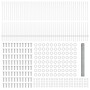 Postes de Cerca 22 pcs U-Channel 160 cm Acero Galvanizado, Cerca Hexagonal 1.6x100 m Acero Galvanizado de , Postes de cerca -...
