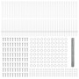 Postes de Cerca 22 pcs U-Channel 160 cm Acero Galvanizado, Cerca Hexagonal 1,6x100 m Acero Galvanizado de , Postes de cerca -...
