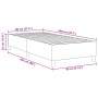 Cama Box Spring Verde Claro Gris 80x200 cm Tela de Pana de , Camas y somieres - Ref: Foro24-3337381, Precio: 95,31 €, Descuen...