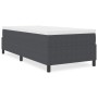 Cama Box Spring Gris Oscuro Individual de Tela de Pana de , Camas y somieres - Ref: Foro24-3337383, Precio: 95,31 €, Descuent...