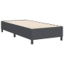 Cama Box Spring Gris Oscuro Individual de Tela de Pana de , Camas y somieres - Ref: Foro24-3337383, Precio: 95,31 €, Descuent...