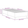 Cama Box Spring Crema 90x200 cm Tela de Corduroy de , Camas y somieres - Ref: Foro24-3337389, Precio: 95,52 €, Descuento: %