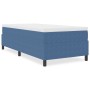 Cama Box Spring Azul 90x200 cm en Tela de Pana de , Camas y somieres - Ref: Foro24-3337390, Precio: 95,64 €, Descuento: %