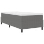Cama con somier Gris Claro 100x200 cm Tela de pana de , Camas y somieres - Ref: Foro24-3337392, Precio: 101,56 €, Descuento: %
