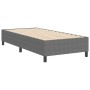Cama con somier Gris Claro 100x200 cm Tela de pana de , Camas y somieres - Ref: Foro24-3337392, Precio: 101,56 €, Descuento: %