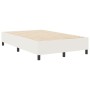 Cama con Base de Muelles Crema Doble Pequeña Tela de Pana de , Camas y somieres - Ref: Foro24-3337399, Precio: 121,21 €, Desc...