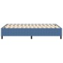 Cama Box Spring Azul Doble Pequeña Tela de Pana de , Camas y somieres - Ref: Foro24-3337400, Precio: 121,21 €, Descuento: %